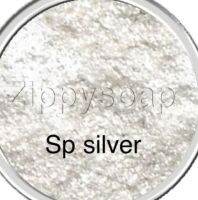 Sparkle silver 30g. 000926 สีประกาย สีชิมเมอร์ สีแวววาว ไมก้า สีติดทน สีละลายน้ำมัน สีใส่สบู่ สี เครื่องสำอางค์ สีแร่ธาตุ