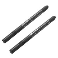 [HOT BYIIIXWKLOLJ 628] ปากกาปากกาเขียนผ้า2 X สีถาวรสำหรับเสื้อผ้าสิ่งทอ DIY รองเท้าสีดำ