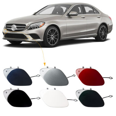 กันชนหน้าพ่วงตะขอหมวกลากจูงตาปกคลุมสำหรับ -Benz C-Class C300 C43AMG 2019-2021 20588564029999อุปกรณ์เสริมในรถยนต์