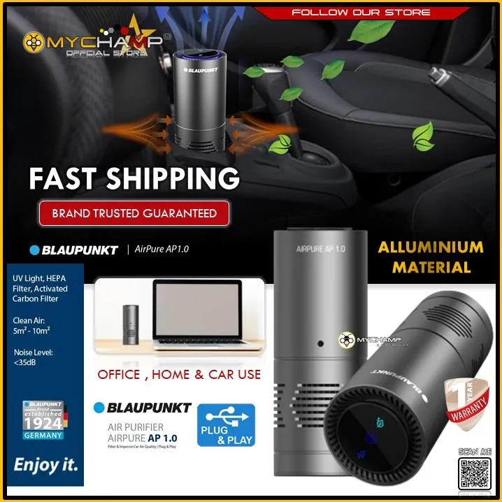 BLAUPUNKT ORIGINAL AIRPURE 1.0 AIR PURIFIER Lazada