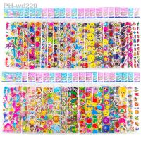 30 Sheets Stickers for Kids Girls Boys Different Bulk Stickers 3D Puffy Assorted Scrapbook 20 Stickers Cartoon Princess DIY Toys