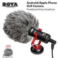 BOYA BY-MM1 Lavalier Condenser 3.5mm Audio Video Record Microphone for Canon Nikon DSLR Camera Camcorders Recorder