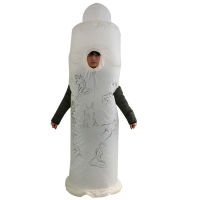 ;[เสื้อคลุม Inflatable Manikin เสื้อผ้าบาร์ KTV พรหม Funny Party Props เช่นยิปซัม Inflatable ร่มขนาดเล็ก