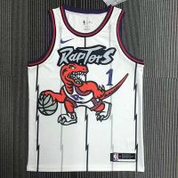 Top-quality Nba Basketball Mens Jersey Toronto Raptors 1 Tracy Mcgrady Jerseys White