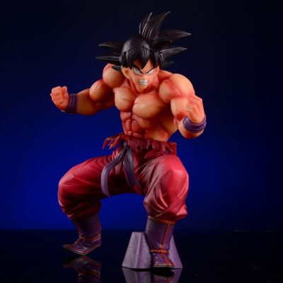 ZZOOI New Dragon Ball Z Son Goku Figure Kaioken Kakarot 18cm Anime Action Figurine Pvc Statue Model Decoration Ornaments Toys Kids Gif