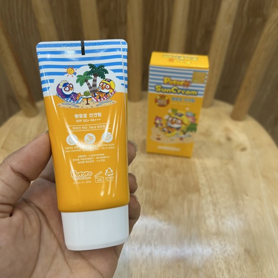 Mẫu mới kem chống nắng trẻ em pororo sun cream 50ml - ảnh sản phẩm 3