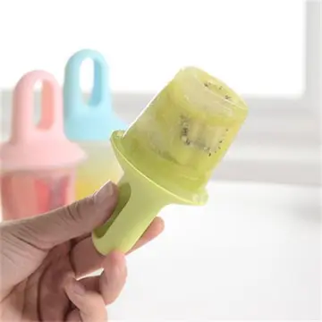 Silicone Mini Ice Pops Mold Ice Cream Ball Lolly Maker Popsicle Molds Baby  DIY Food supplement tool 