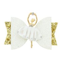 Baby Girls Sequins Bows Hair Clips Cute Princess Hair Pins with Ballet Girls