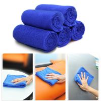 【CW】 25x25cm 5/10pcs Microfiber Car Cleaning Multi-use Motorcycle Washing Household Small