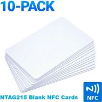 แท็ก PVC เปล่า NTAG215 NFC215เกมผลิตแท็ก13.56Mhz บัตร RFID กันน้ำโทรศัพท์ NFC 504ไบต์10ชิ้นเครื่องอ่านการ์ดส่งเร็ว