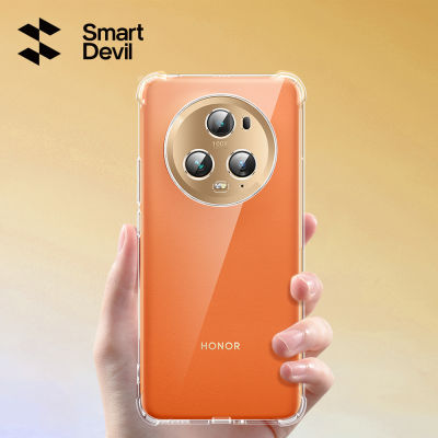 SmartDevil เคสโทรศัพท์โปร่งใส สำหรับ Huawei Honor Magic5 Pro Honor รวมทุกอย่าง X50กันตกปลอกซิลิโคนนุ่ม HD