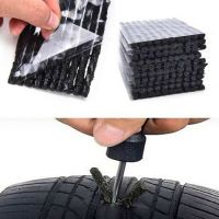 50 Strips 1pack Car Tubeless Tire Repair Strips for Tyre Puncture Emergency Motorcycle Rubber Tools