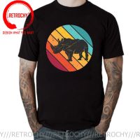 Retro Vintage Sunset Save The Chubby Unicorns Fat Rhino Gift T-Shirt Printed T Shirt Graphic Cotton Male Tops T Shirt Summer Tee 【Size S-4XL-5XL-6XL】