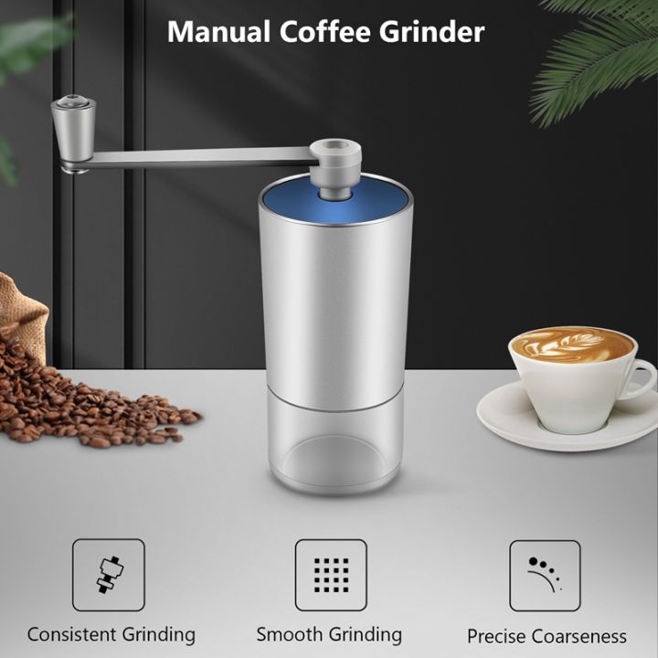hot-new-เครื่องบดกาแฟแบบแมนนวล-anti-jumping-beancoffee-grinders-พร้อม-burr-hand-crank-mill-ที่ปรับได้สำหรับโฮมออฟฟิศ