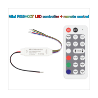 5 In 1 Mini แรงดันต่ำ LED Light Strip Dimmer Controller ไร้สาย RF 20 Key รีโมทคอนล RGBCW Light Bar Controller