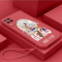 เคส OPPO A54 4G เคสนิ่มใส่โทรศัพท์ซิลิโคนเหลวป้องกันเคสกันกระแทกมือถือเรียบลายการ์ตูนลูฟี่เคสโทรศัพท์โทรศัพท์พร้อมสายคล้อง