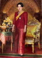 ภาพสีเคลือบมันอย่างดี พระราชินี