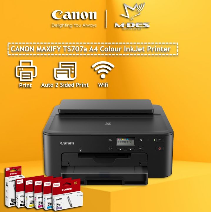 [FAST SHIP] Canon TS707A Pixma A4 Single Function High Performance ...