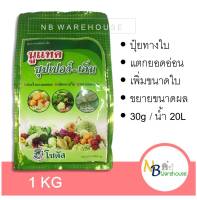 (1 Kg) โซตัส นูแทค ซุปเปอร์-เอ็น  ไม้ใบ ไม้ผล ไม้ดอก ส่งเสริมการแตกยอด เพิ่มขนาดใบ ขยายขนาดผล  0083