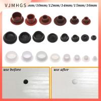 VJMHGS 50Pcs มีประโยชน์ ปลั๊กเจาะรู เครื่องประดับหลุม ฮาร์ดแวร์ ครอบคลุมรูเฟอร์นิเจอร์ จุกอุดฝุ่น ฝาครอบป้องกัน การตกแต่งสกรู