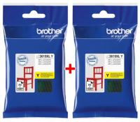 Brother LC-3619XL Y (แพคคู่ถูกกว่า) หมึกสีเหลือง  ของแท้ ใช้กับปรินเตอร์ BROTHER รองรับรุ่น BROTHER MFC-J2330DW BROTHER MFC-J2730DW BROTHER MFC-J3530DW BROTHER MFC-J3930DW