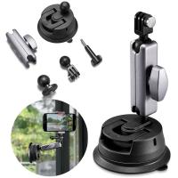 ▥◑☃ 360 Rotate Action Camera Accessories Outdoor Sport Mount Stand Suction Cup Support Sucker Bracket Camera Holder