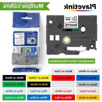 ✈ Plavetink TZe-231 TZ131 12mm Label Tape Compatible For Brother Printer P-Touch H110 Label Maker TZe-221 TZ-231 Label Ribbon