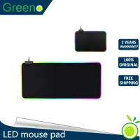 Greeno แผ่นรองเมาส์เล่นเกมมีไฟ Led Rgb