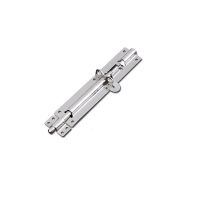 4/5/6/8 inch Long Stainless Steel Door Latch Sliding Lock Latch Hasp Staple Gate Safety Lock for Home Cabinet Door Hardware Locks Metal film resistanc