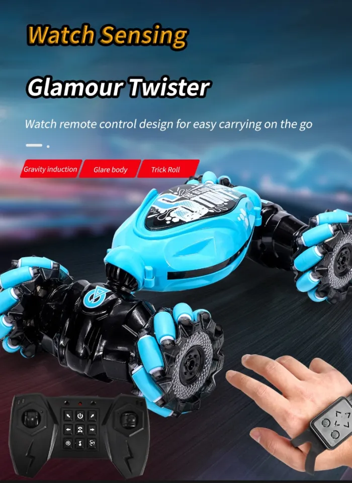 4WD 1:16 Stunt RC Car With LED Light Gesture Induction Deformation