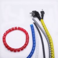 【cw】 1Meter Cable Wire Wrap Organizer Tube Winder Cord Protector Management Storage Pipe ！