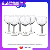 Wine glass แก้วไวน์แดง แก้วไวน์ขาว แก้วใส ชุดแก้วไวน์จำนวน 6 ชิ้น ขนาด 16 ซล. รุ่น fersitic