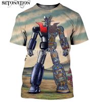 Mazinger z men /women New fashion cool 3D printed t-shirts Harajuku style tshirt streetwear summer tops dropshipping