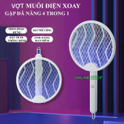 Vợt Bắt Muỗi Thông Minh - Vợt Bắt Muỗi Gấp Gọn 2 In 1