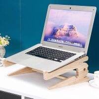 Wood Laptop Desk 10-17 inch Macbook Air 13 15 Storage Detachable Notebook Holder Accessories