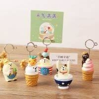 Cute Cartoon Pig Panda Cat Frog Shape Photo Stand Memo Clip Card Holder Message Note Holder Office School Home Desk Decorations