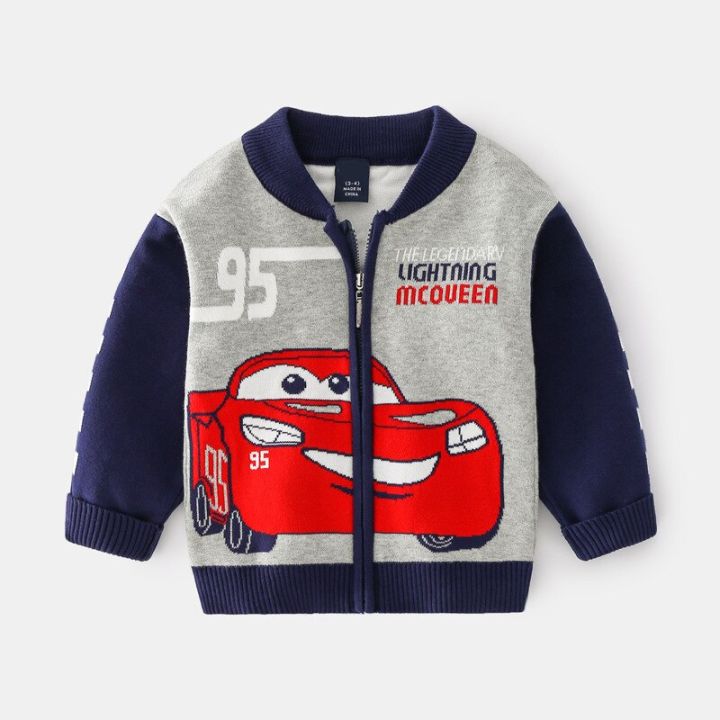 baby-boys-sweater-autumn-winter-thick-knit-cotton-cartoon-lightning-mcqueen-cars-mickey-children-clothes-kids-jacket-zipper-coat