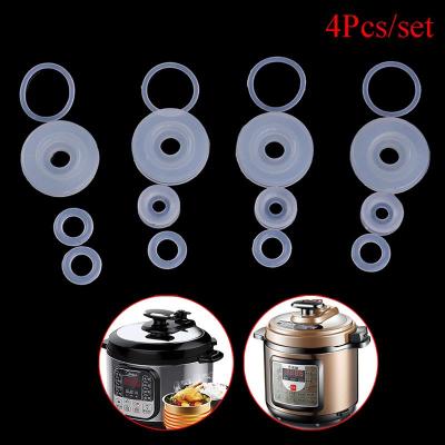4pcs/set Electrical Pressure Cooker Valve Parts Ball Float Sealer Seal Rings Safe Non Toxic Seal Gasket Gas Stove Parts Accessories