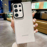 Xicci เคสโทรศัพท์ Samsung S23ใส,เคสโทรศัพท์ชุบทองใสนิ่มโปร่งใสใสมีฟิล์มติดเลนส์ S23พิเศษพร้อมฟิล์มติดเพชรป้องกันการตกกระแทก