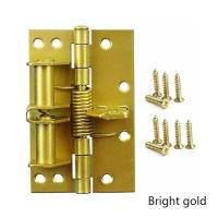 Spring Self-aligning Hinge Automatic Closing Door Multi-function Detachable Spring Hinges Positioning Door Closer 2 Colors Door Hardware Locks