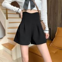 COD SDFERTGRTYTYUYU Fat mm large casual shorts womens spring high waist thin A-shaped wide leg pants versatile Trendy bud pants胖mm大码休闲短裤女春高腰显瘦A字阔腿裤百搭时尚花苞裤3.10