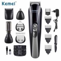 ชุดปัตตาเลี่ยนไร้สาย 11 In 1 Kemei KM-600 ตัดผมแต่งผม โกนหนวด Electric Hair Trimmer Hair Clipper an