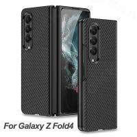 GKK เคสสำหรับ Samsung Galaxy Z Fold 4เคสหนังอิเล็กโทรเพลทหนังกันกระแทกกรอบด้านหลังเคส Galaxy โทรศัพท์ชุบ Fold4 Z