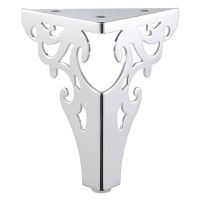 4PCS Hollow Carving Metal Furniture Legs Sofa Legs Cupboard Bed Foot Chair Table Support Feet for Furniture Hardware Accessories Furniture Protectors