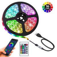 【cw】 LED Strip Light 5050 2835 Bluetooth USB 5V RGB 1-5M Led Luces Ribbon Flexible Lights For Room Decoration TV BackLight Diode Tape 【hot】