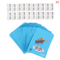 MUXI 20pcs Cookies Bag Resealable Packaging Bag Resealable Stand-Up Ziplock Foil Bags