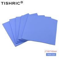 【LZ】▫☎  TISHRIC 100x100x2mm High Performance GPU CPU Heatsink Cooling Cooler Conductive SiliconePC Fan Cooler Pad Thermal Pads 2mm