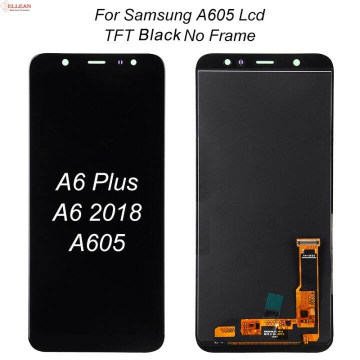 6-0นิ้ว-a6-2018จอแสดงผลสำหรับ-samsung-galaxy-a6-plus-lcd-touch-screen-digitizer-a605ประกอบกับเครื่องมือจัดส่งฟรี