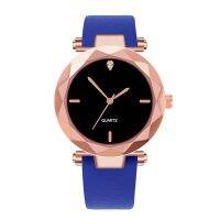 Quartz Watch womans High-end Blue Glass Life Waterproof Distinguished