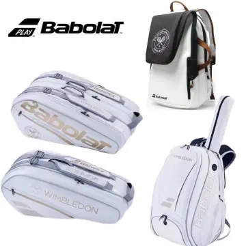 Genuine Babolat Tennis Backpack Pure Wimbledon Co-branding Tennis Padel  Squash Badminton Rackets Bag Large Capacity Raquete Bags